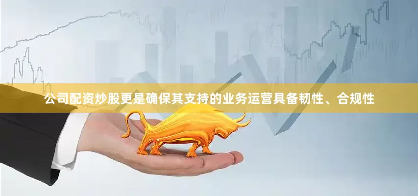 公司配资炒股更是确保其支持的业务运营具备韧性、合规性