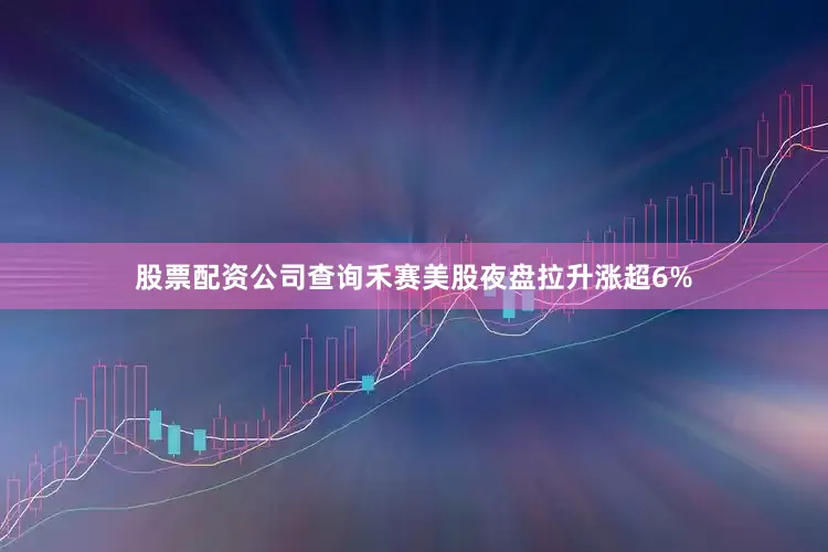 股票配资公司查询禾赛美股夜盘拉升涨超6%