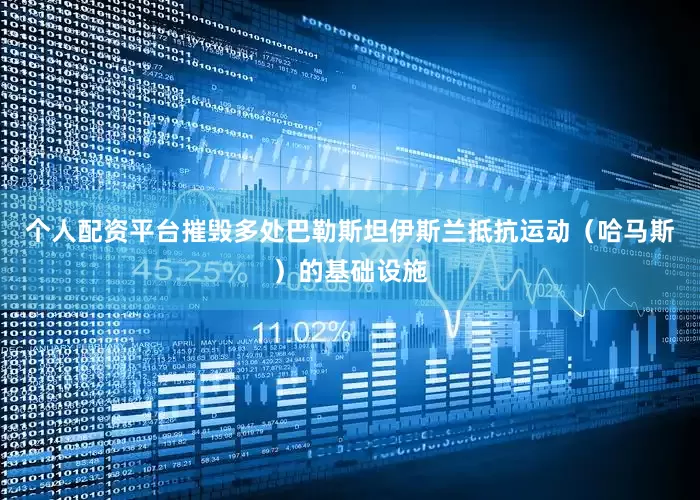 个人配资平台摧毁多处巴勒斯坦伊斯兰抵抗运动（哈马斯）的基础设施